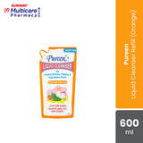 Pureen Liquid Clean Feeding Bottle Orange Refill 600Ml