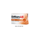 DifflamAB Sore Throat Lozenges - Orange 12'S