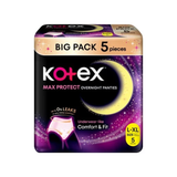 KOTEX OVERNIGHT PANTIES L/XL SIZE BIG PACK (5'S)