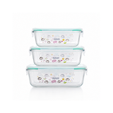3 in 1 PARENT DAY GLASS LUNCH BOX