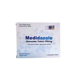 MEDIDAZOLE CHEWABLE TABLET 1'S