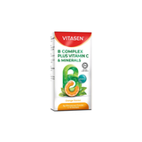 Vitasen Eff B Complex Plus Vit C & Mineral 40'S