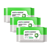Antigerm Antibacterial Wet Wipes 10'Sx3