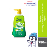 Pureen Kids Yogurt Head To Toe Wash Apple 750Ml