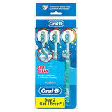 Oral-B Complete Easy Clean Medium Buy 2 Free 1