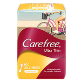 Carefree Ultra Thin Unscented Panty Liner 20'S