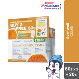 Live-Well Cumin 60S Twin Pack Free 30S