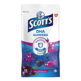 Scott'S Dha Gummies Blackcurrant Zipper 15'S