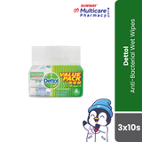 Dettol Anti-Bacterial Wipes 3X10'S