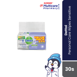 Dettol Sensitive Personal Care Products Wipes 10'Sx3