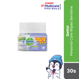 Dettol Sensitive Personal Care Products Wipes 10'Sx3