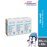 Live-Well E-Balance 400 I.U. 60S Twin Pack Free 60S