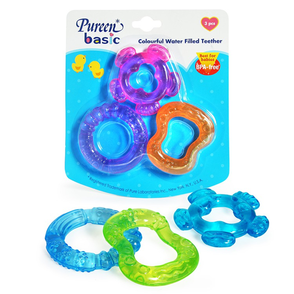 P Teether Pureen Colourful Water Filled Teether 3'S Nbb T02 (Color Random ...