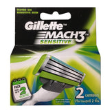 Gillette Mach 3 Sensitive 2'S