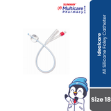 Idealcare Foley Catheter All Silicone Sz18
