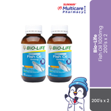 Bio-Life Fish Oil 1000Mg  200'Sx2