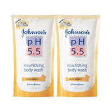 Johnsons Ph5.5 Nourishing Body Wash Honey Refill 500Mlx2