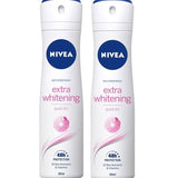 Nivea Extra Whitening Spray 150Mlx2