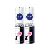 Nivea 83486 Deodorant Female Black & White Ultra Protection Spray 150Ml Twp