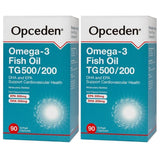 Opceden Omega-3 Fish Oil Tg 500/200 Softgel 90'S X 2