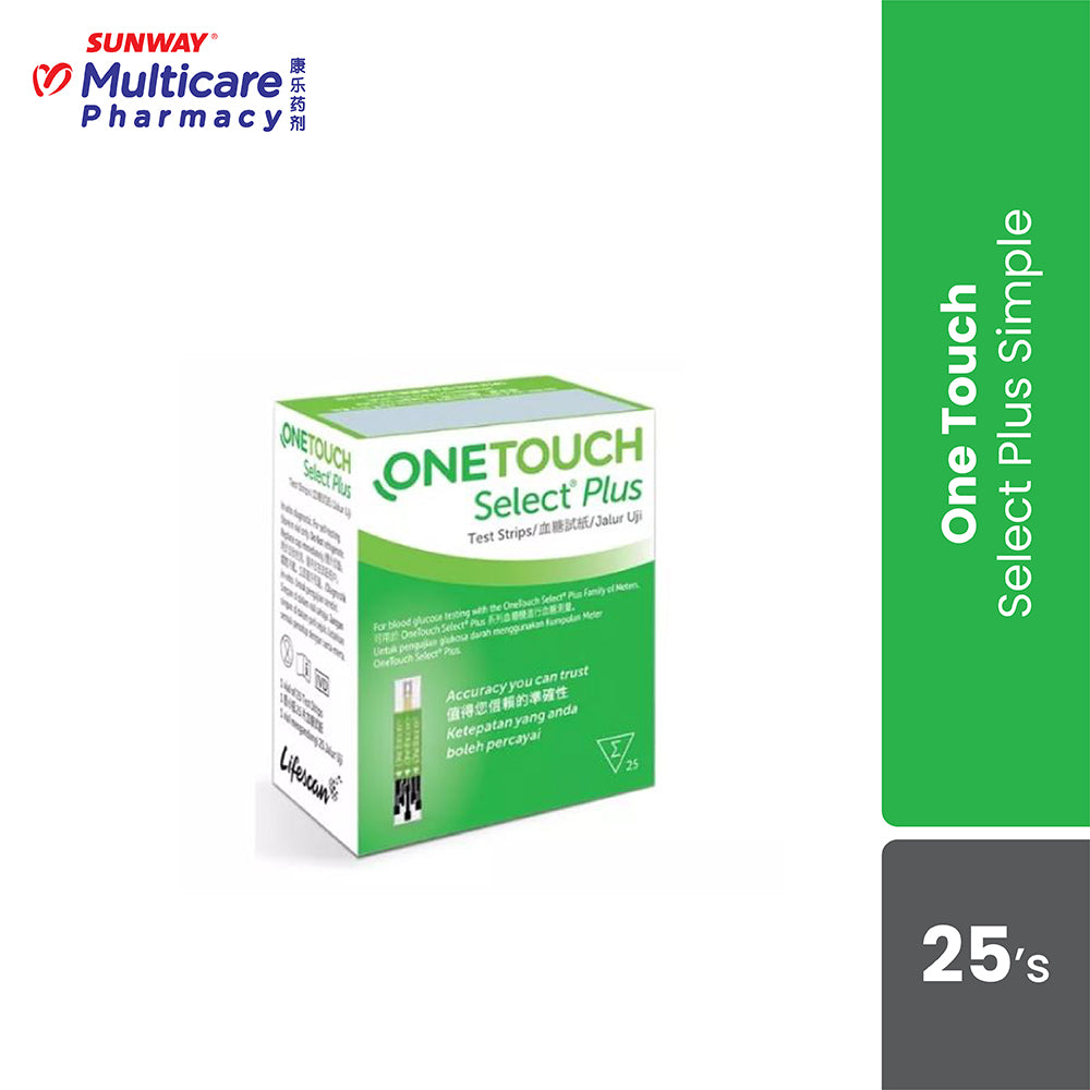 One Touch Select Plus Simple 25S – Sunway Multicare Pharmacy
