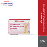 Vitamode Astaxanthin Plus Glutathione Cap 30'S Box