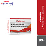 Vitamode L-Argine Plus L-Citrulline Capsules 60S