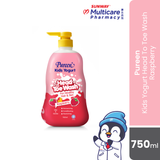 Pureen Kids Yogurt Head To Toe Wash Raspberry 750Ml