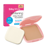 Silky White 2 Way Foundation Spf30 Medium