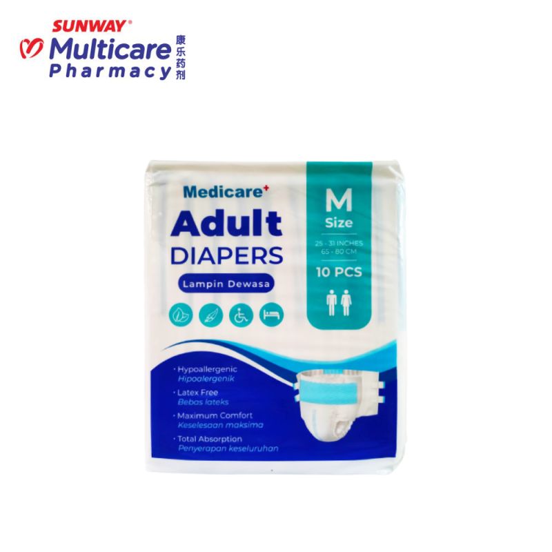 Medicare Adult Diapers M 10s