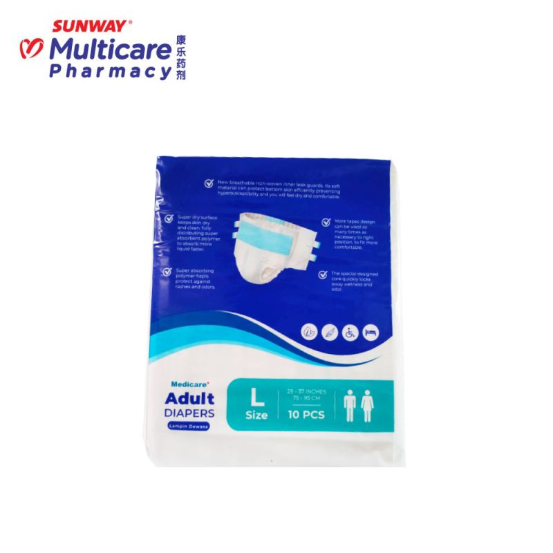 Medicare Adult Diapers L 10s