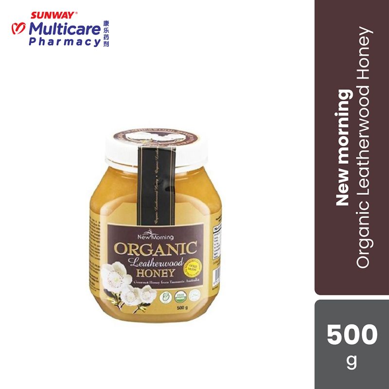 New Morning Organic Leatherwood Honey 500g