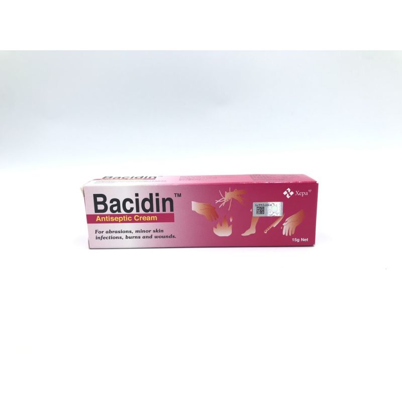 Bacidin Antiseptic Cream 15g