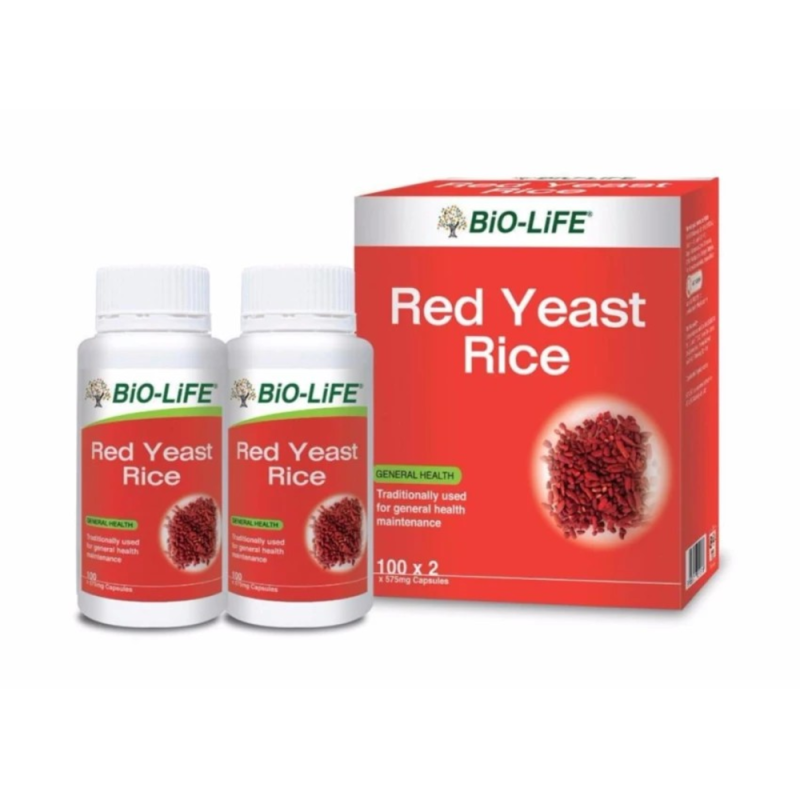 Bio-Life Red Yeast Rice 100'sx2