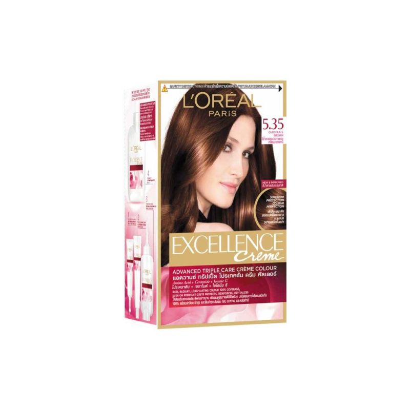 LOREAL HAIR COLOR EXC 5.35 CHOCOLATE BROWN
