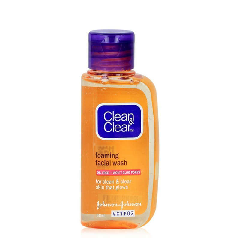 Clean and clear foaming shop face wash