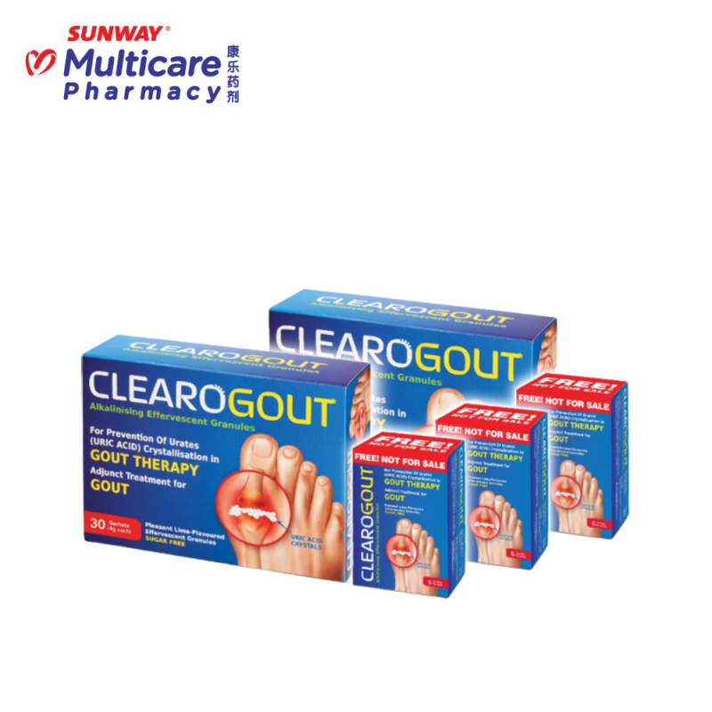 Clearogout 30s twin pack plus 15s