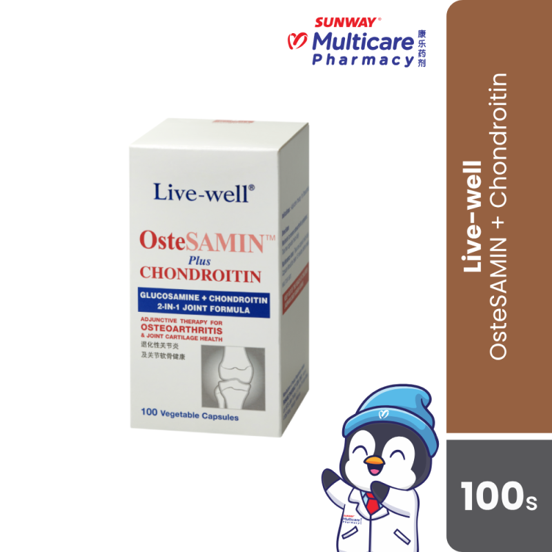 Live well OsteSAMIN Plus Chondroitin 100s